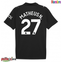 Camiseta Manchester City Matheus Nunes #27 Visitante Equipación 2025-26 manga corta